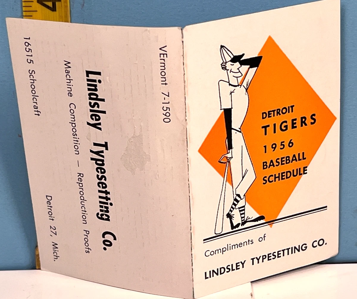 Detroit Tigers Baseball 1956 Vintage Sports Memorabilia for sale
