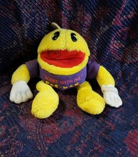 Pac-Man "Score with me" Vintage Cuddly Toy