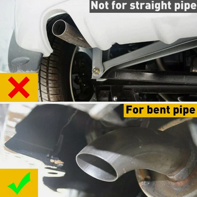 Punta de silenciador de tubo de escape trasero de acero inoxidable para Toyota C-HR CHR SS de 16-24 Foto 2 de 4