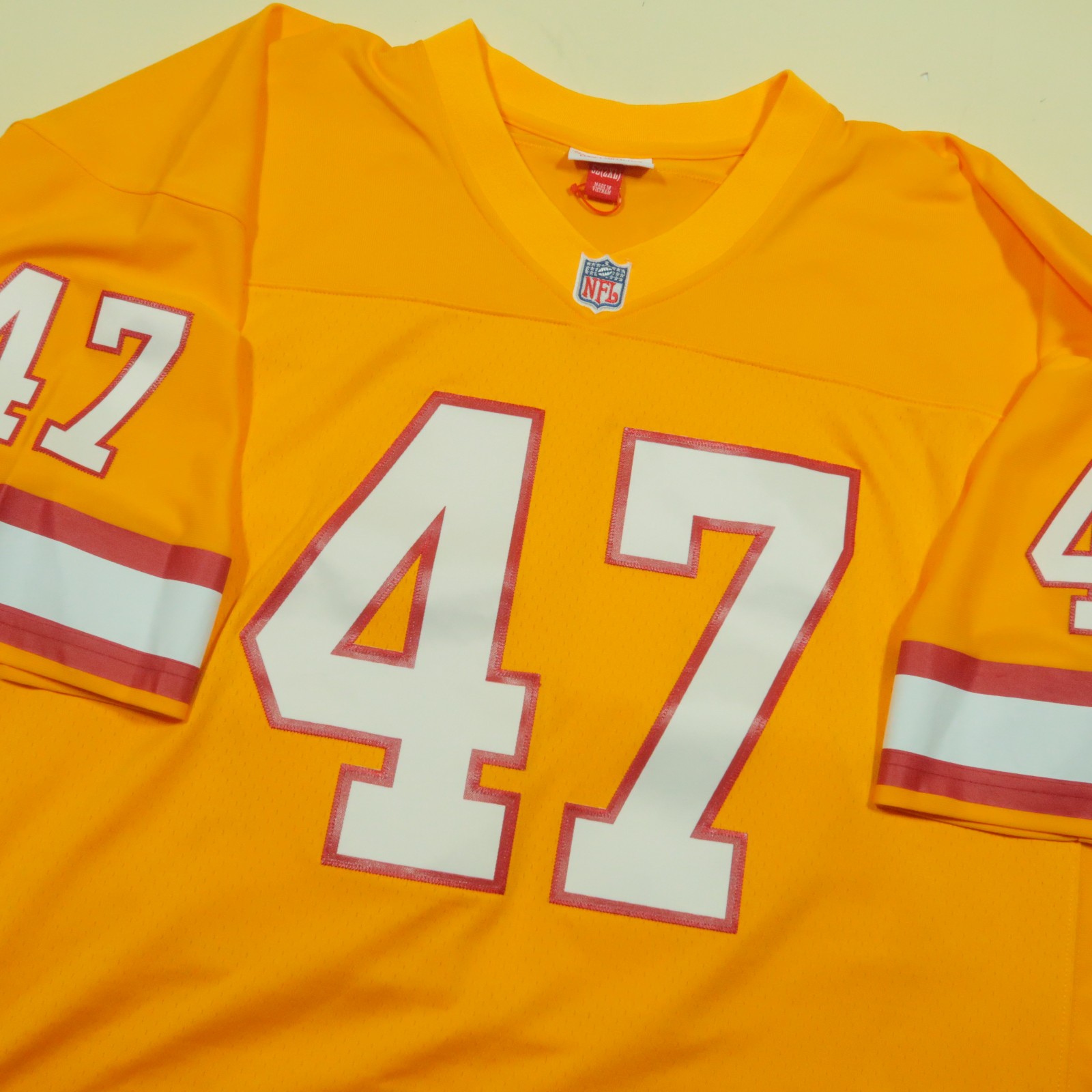 Mitchell And Ness Authentic 1995 John Lynch Tampa Bay Buccaneers Size 52 2XL