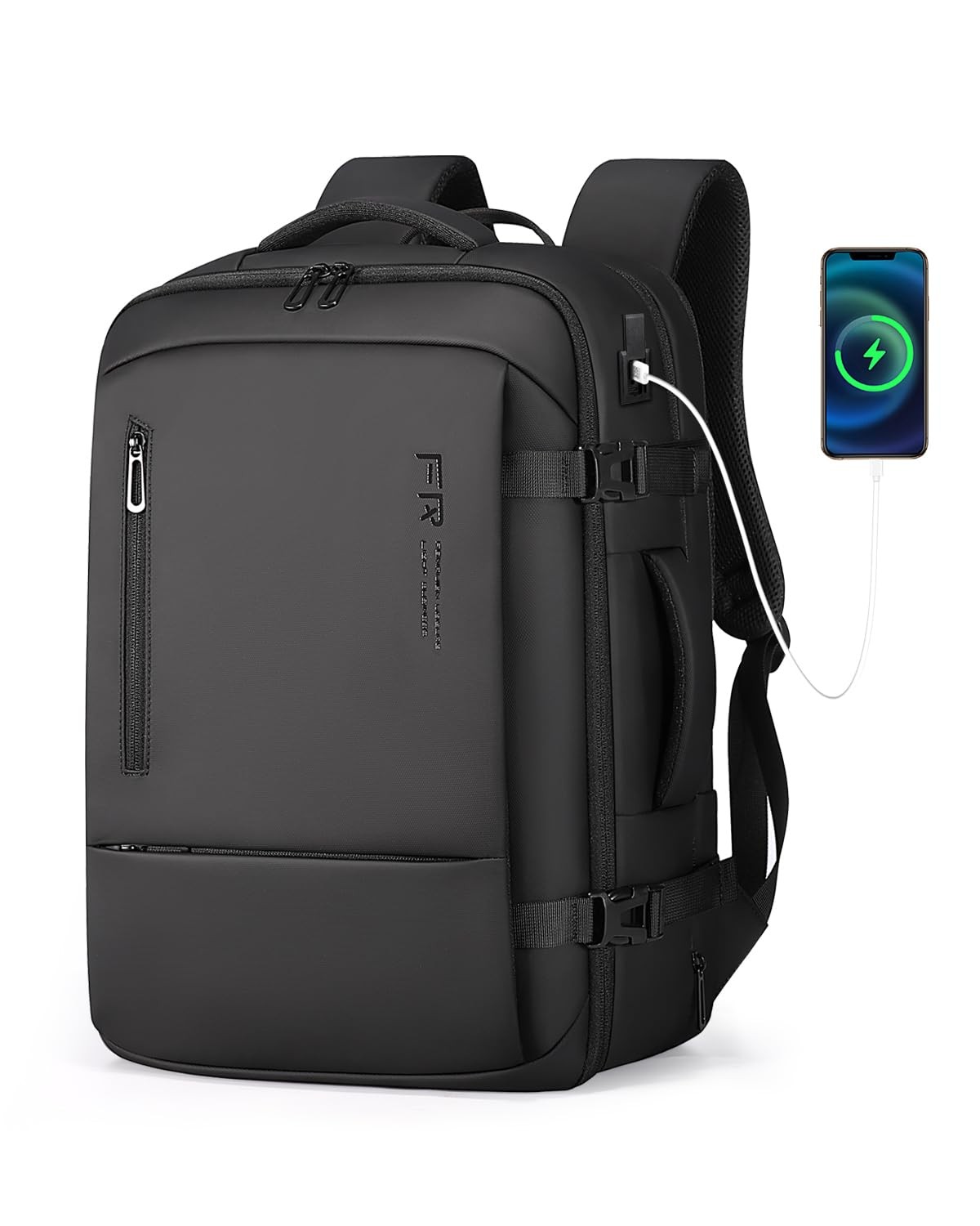 Men's Flight-Approved USB Travel Backpack Carry-On Luggage-image