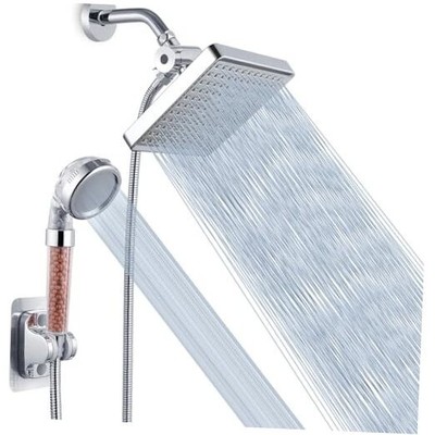  High Pressure Rain Shower Head with Handheld Spray Combo, Hand Held Filter 