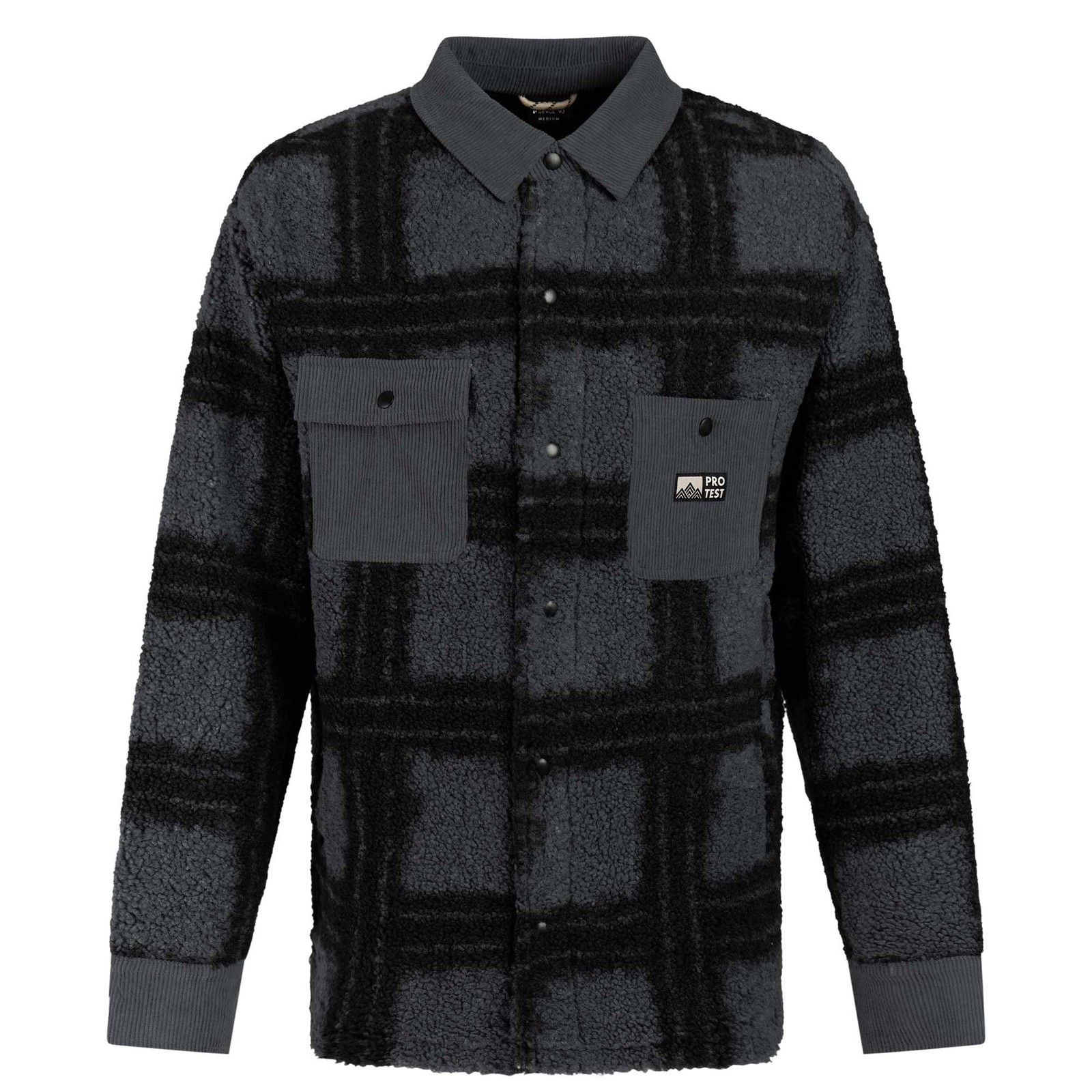 Protest Depart Outdoor Shirt Jacket - Sample: Basalt Grey: L