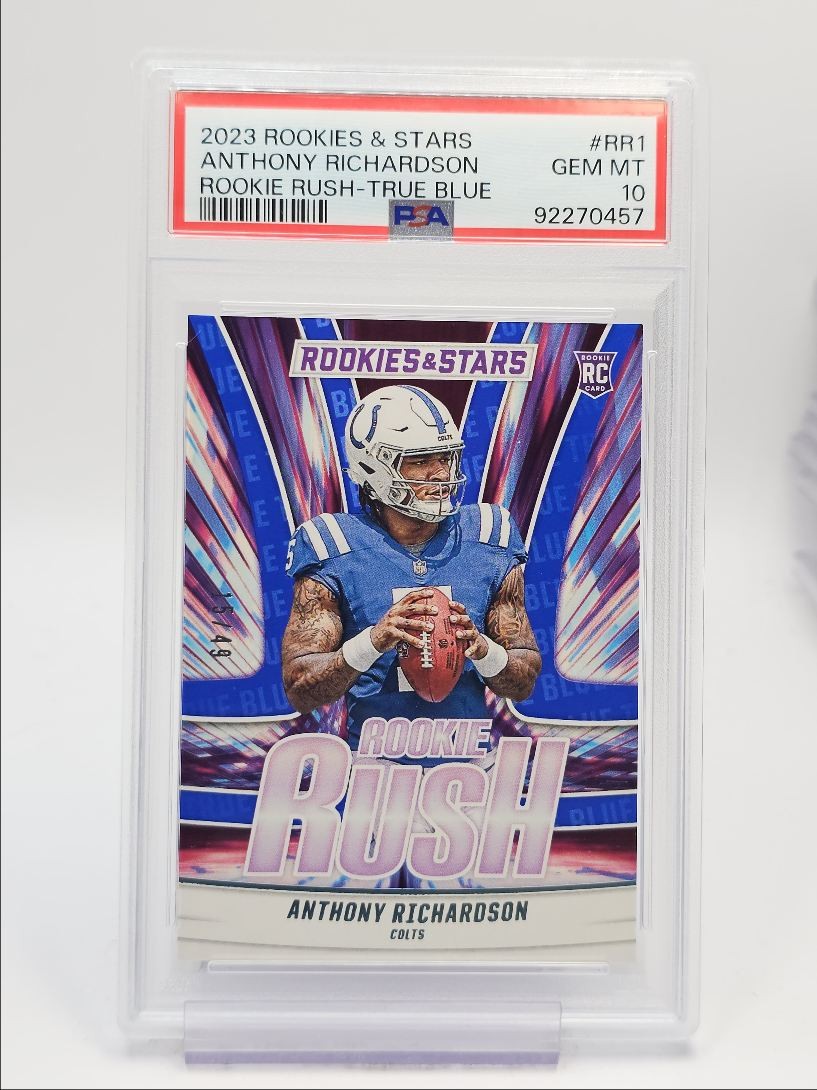 Anthony Richardson Panini Rookies & Stars Rookie Rush #RR1 True Blue