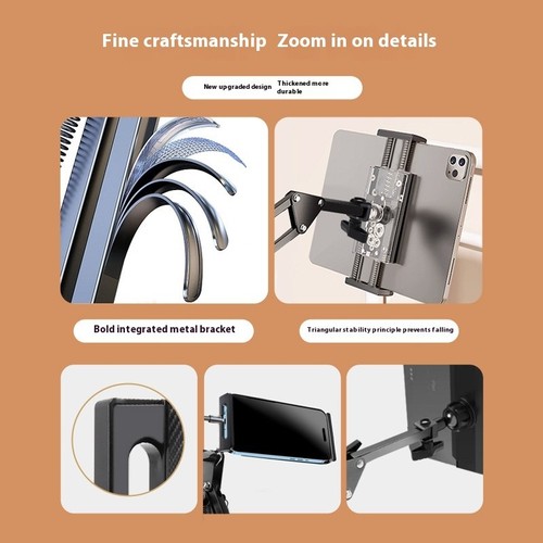 Flexible Long Arm Tablet Stand Phone Holder for ipad iPhone/Nintendo Switch - Afbeelding 7 van 8