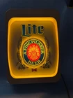 BEAUTIFUL Vintage Miller Lite Beer Everbrite Light Up Sign Milwaukee Wisconsin