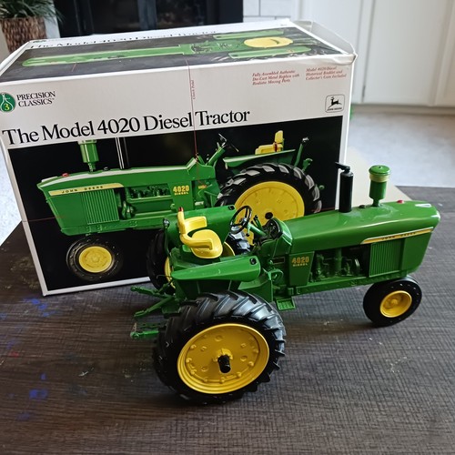 Ertl John Deere #3 The Model 4020 Diesel Tractor Scale 1/16 No. 5638 ...