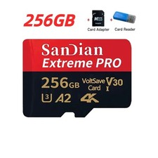 Image of SanDisk 256GB Extreme Pro micro SDXC Card + SD Adapter 200 MB/s Class 10