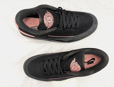 Air Jordan 2/3 Black/Rustic Pink Mens Retro Basketball Shoes Size 14 FD0383 003 Jordan 2/3 Black Rust Pink for Sale | Authenticity  main image 3