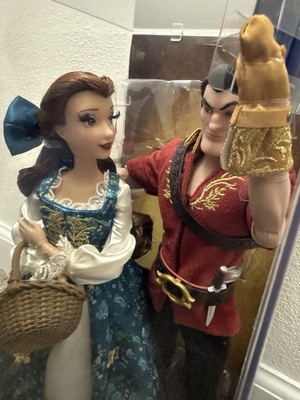 Disney ''Belle & Gaston'' Fairytale Designer Beauty and The Beast, LE Pre owned