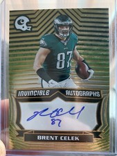 2022 Chronicles Brent Celek INVINCIBLE AUTOGRAPHS #INV-BCE