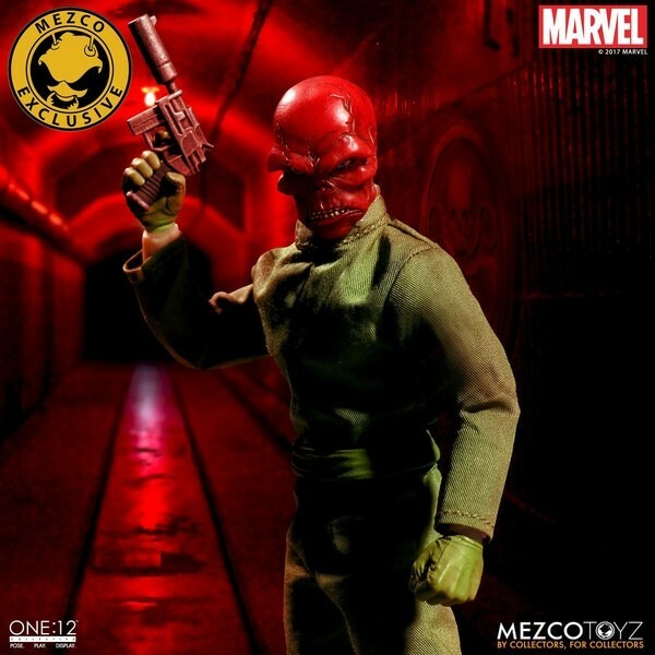 MEZCO One:12 Classic RED SKULL NYCC 2017 Exclusive New