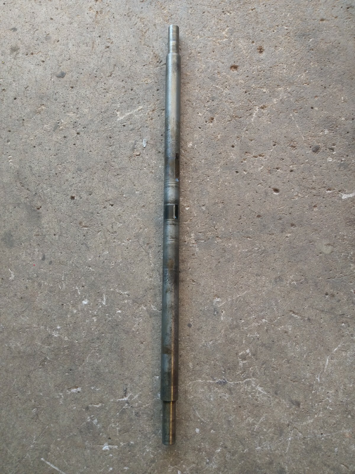 1971 Toro 726 Snowblower 11-1130 Auger Rake Shaft 26" w/ 4 Keyways