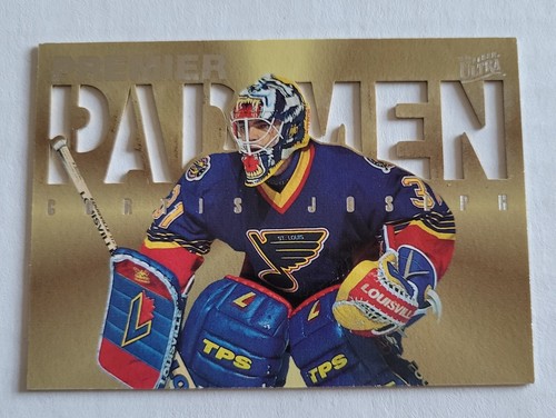 CUJO 1995-96 Fleer Ultra Premier Pad Men #6 CURTIS JOSEPH NHL Insert Card PadMen