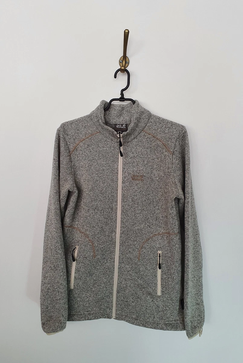 Rechthoek Regulatie lettergreep Jack Wolfskin Nanuk 200 Hiking Outdoor Fleece Jacket Gray Full Zip Women  Size: S | eBay