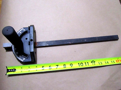 Craftsman Miter Gauge 9 Positive Click Stops For  3/4'' W x 3/8'' D Slot