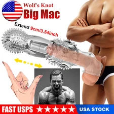 Male-Cock-Girth-Enlarger-Enhancer-Penis-Extension-Extender-Sheath-Sleeve-For-Men