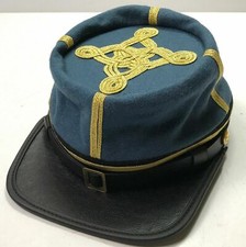 CIVIL WAR CONFEDERATE CSA COLONEL MAJOR INFANTRY OFFICER KEPI FORAGE-ALL SIZES