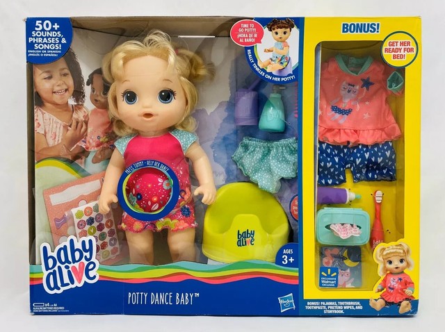 baby alive potty dance blonde