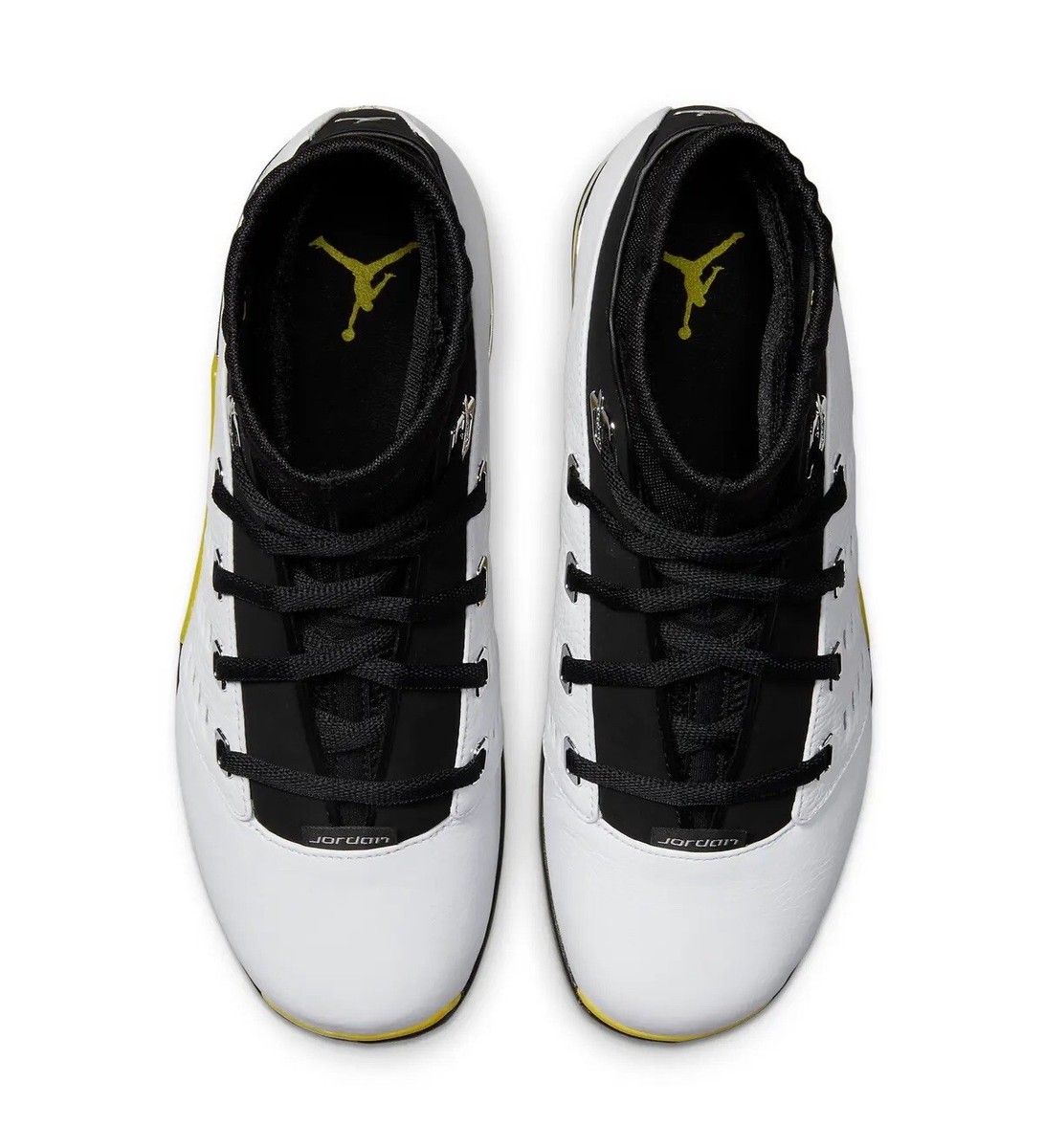 Air Jordan 17 Low Retro Lightning size 9 yellow white chrome 4