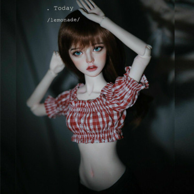 1/3 BJD Puppe Doll Ball Jointed Augen Make-Up Kleidung Perücke Mädchen Spielzeug