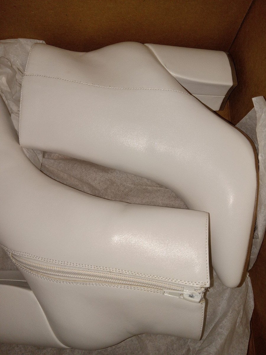 Sugar Womens Evvie Ankle Booties, WHITE, Size 10.0 , #00t | eBay