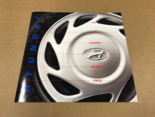 Vintage 1992 Hyundai Cars Dealership Salesman Brochure