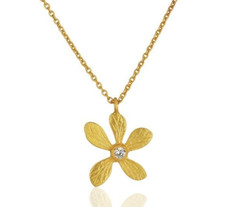 Collar colgante chapado en oro cadena de piedras preciosas de circón cúbico collar de lujo joyería