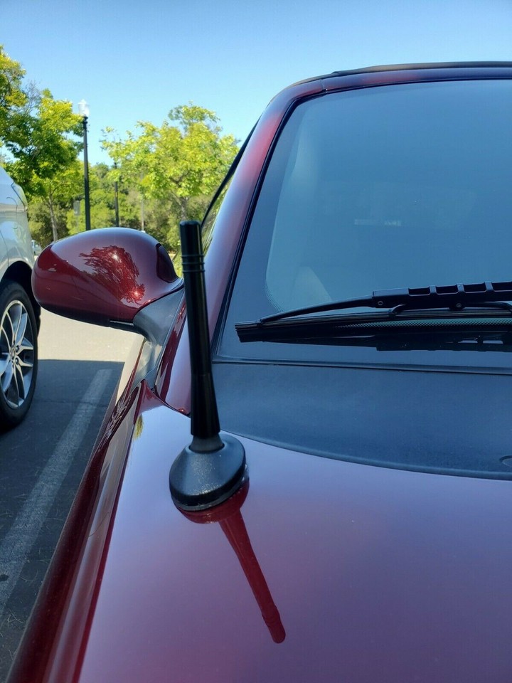 2020 Ford F150 Antenna 4 Inch Short Aluminum Antenna Mast For Ford F-150 ( 2009-2025) - AM/FM Radio, Black, Easy Install 2014 Mustang Antenna - Foto 6