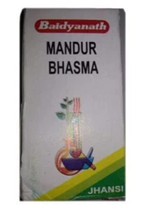 Baidyanath (Jhansi) Mandoor Bhasma-10gm(pack of 4)free shipping