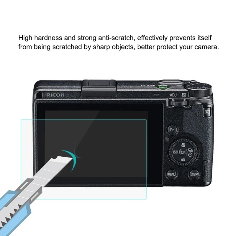 For Ricoh GR III Display 9H Hard Tempered Glass Film Screen Protector - Image 4 of 4