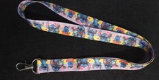10pcs cartoon stitch Lanyard For Bus subway ID Card KeyChain Holder gift
