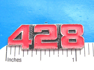 428 engine - hat pin , lapel pin , tie tac , hatpin ( RED color
