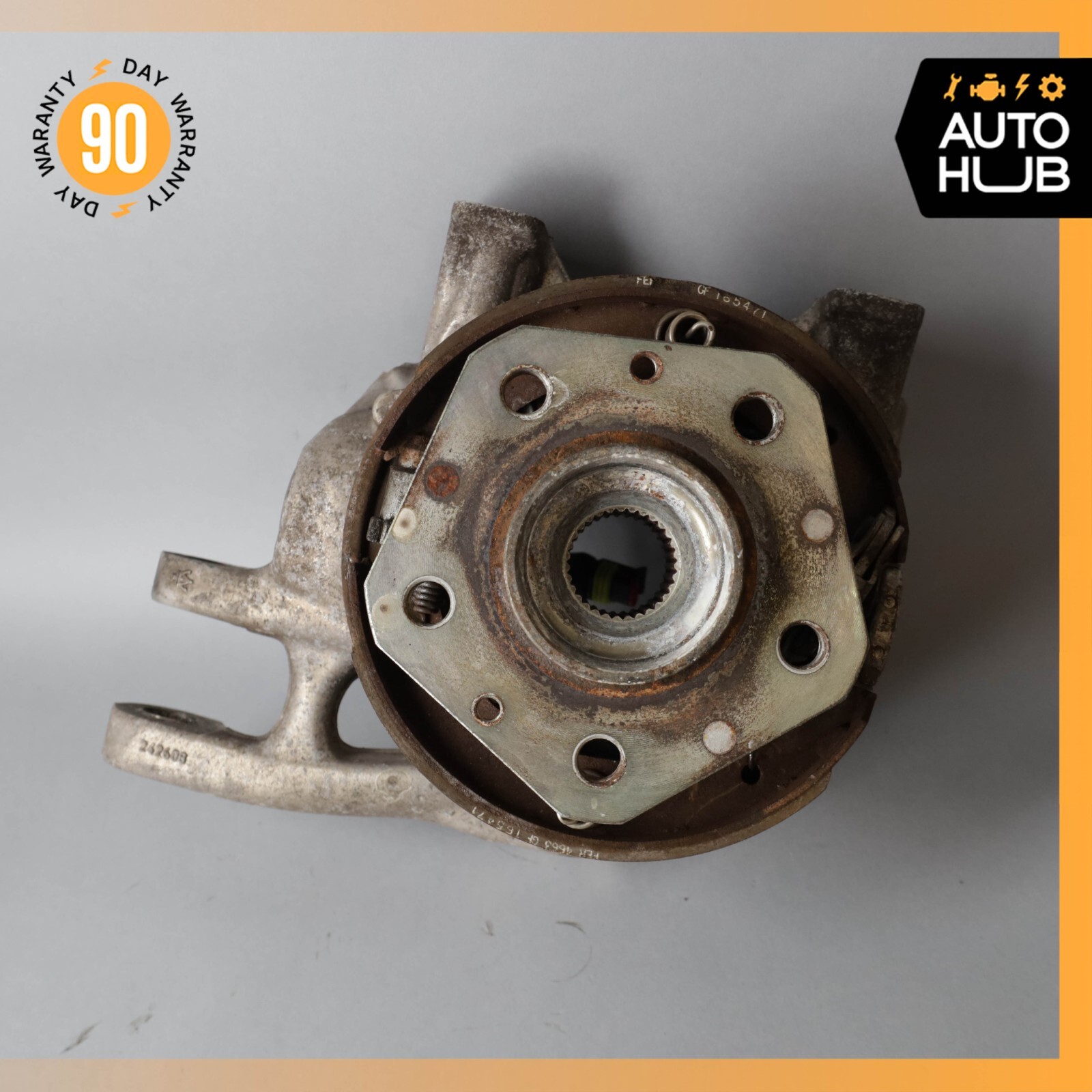 11-19 Maserati GranTurismo S M145 Rear Left Side Spindle Knuckle Hub OEM 29k