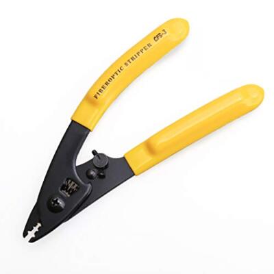 Cfs3 Fiber Optic Stripper Three Hole Pigtail Pliers Upgraded For Stripping 125ฮm