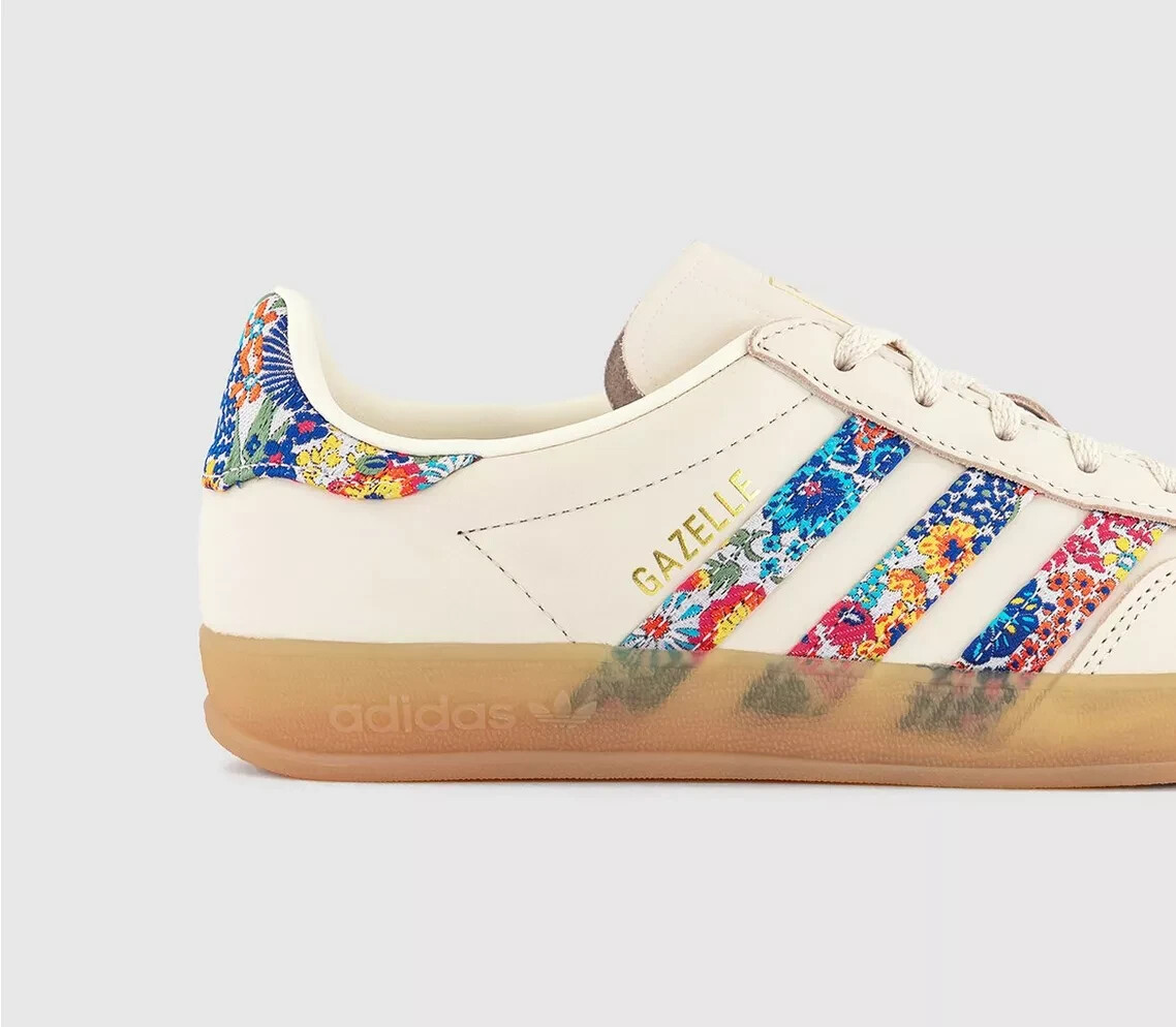 Adidas Gazelle Liberty London Trainers UK3.5 UK4.5 UK5 UK5.5 UK6.5 Adidas Gazelle Liberty London Trainers UK3.5 UK4.5 UK5 UK5.5 UK6.5