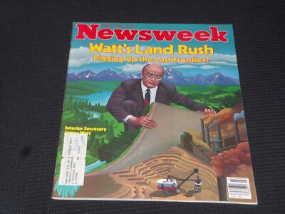 1981 JUNE 29 NEWSWEEK MAGAZINE - JAMES WATT FRONT COVER - L 19154