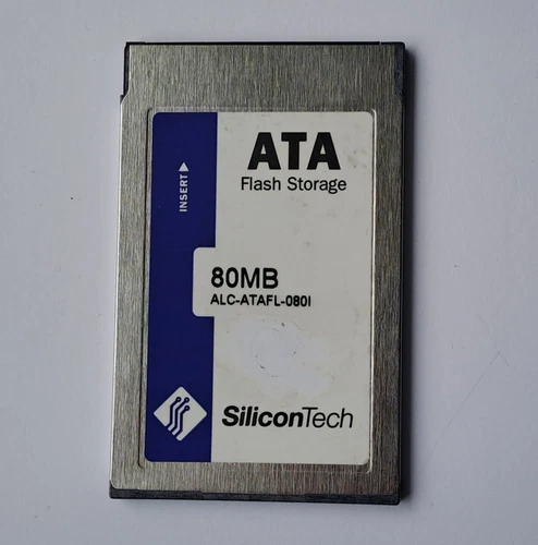 SiliconTech 80 MB PCMCIA ATA-Flash-Speicherkarte Memory Card