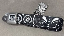 Chevrolet SUGAR SKULLS Adjustable Seatbelt BELT Buckle Belt Licensed (24”-38”)