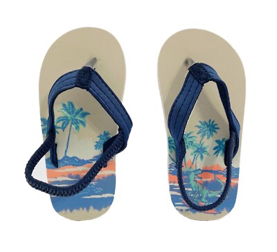 OshKosh B'gosh Surfing Dinosaur Flip Flops For Kids