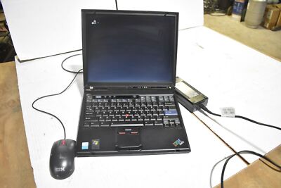 IBM THINKPAD T40 INTEL PENTIUM PROCESSOR LAPTOP WITH DOCK AND AC ADAPTER