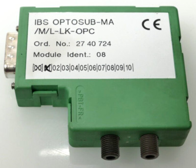 Phoenix Contact Fiber Optic Converter IBS OPTOSUB-MA/M/L-LK-OPC | Rev. 01 | 2740724