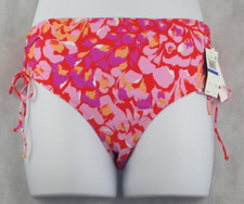 Salt  Cove Juniors High-Waist Side-Tie Bikini Bottom Swimsuit, Floral Multi, XL