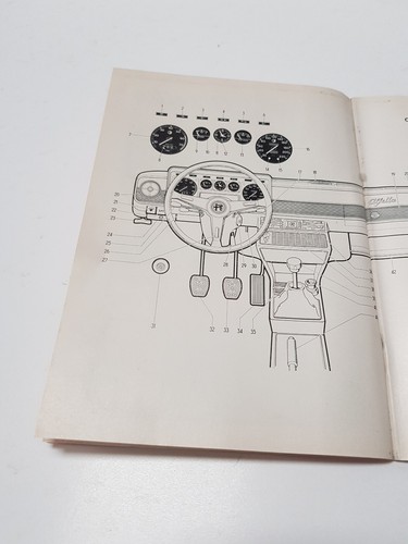 Manuale uso e manutenzione Alfa Romeo Alfetta copertina rossa nuovo edizione '72 - Foto 9 di 24