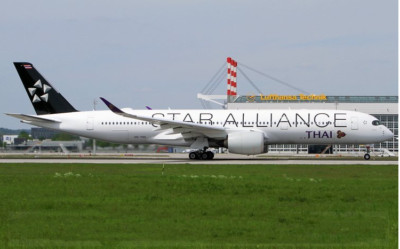 1:400 Phoenix Thai Airways Airbus A350-900 HS-THU Diecast Aircraft Plane Model