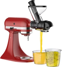 Masticating Juicer Attachment for Kitchenaid Stand Mixer, Masticating Juicer, Sl