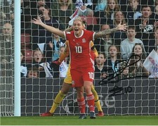 Wales Jessica Fishlock Autographed Signed 8x10 Photo COA #2