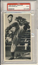 1936 Goudey Premiums Wide Pen R314 JOHNNY MARCUM PSA 5 RED SOX