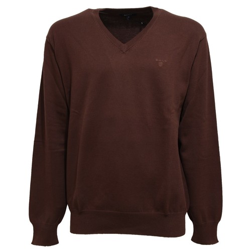 6072T maglione uomo GANT marrone cotone 