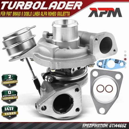 Turbolader FIAT BRAVO II 1.6 D Multijet (198)
